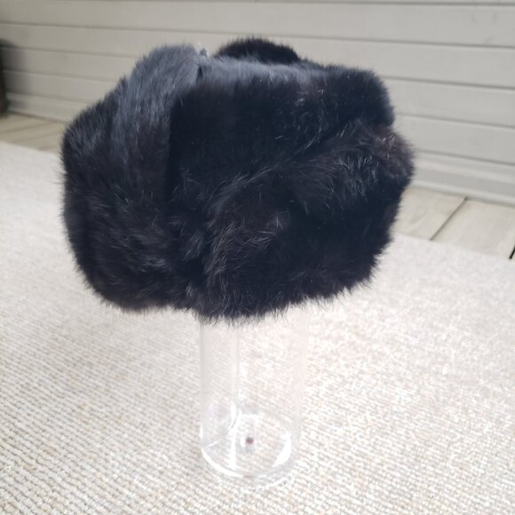 Russian Mink Fur Hat - Ushanka Rot Front Vintage Soviet Ushanka Hat Rot-Front Leningrad USSR Fur Hat  main image 2